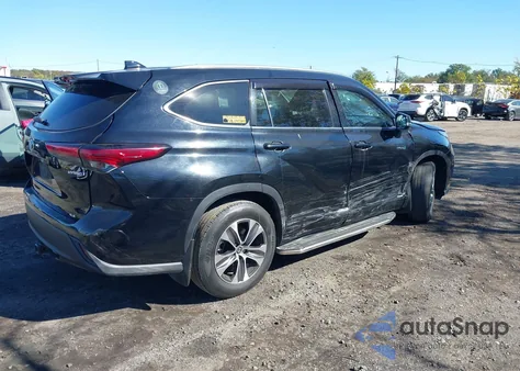 2021 Toyota Highlander Hybrid Xle из США, поврежденный, VIN 5TDHBRCHXMS524648